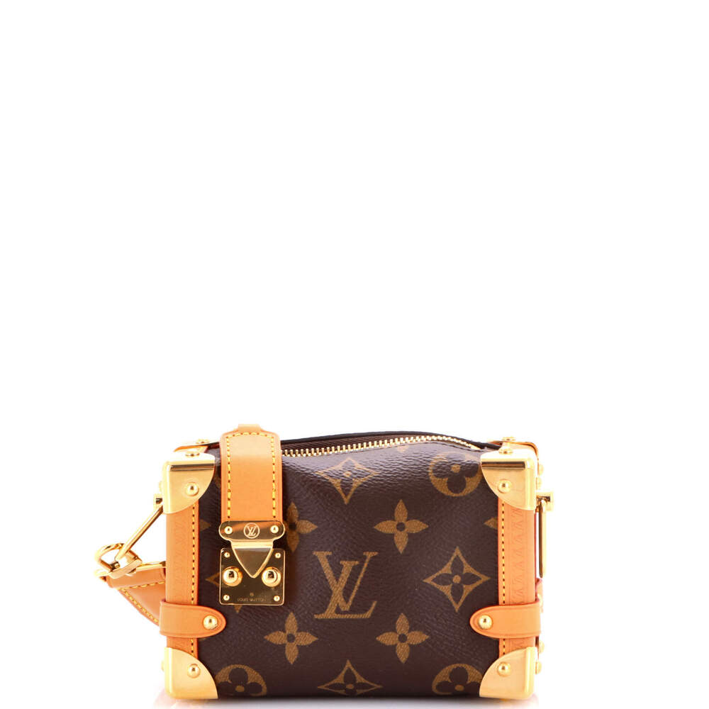 Louis Vuitton Pico Side Trunk Handbag Monogram Canvas